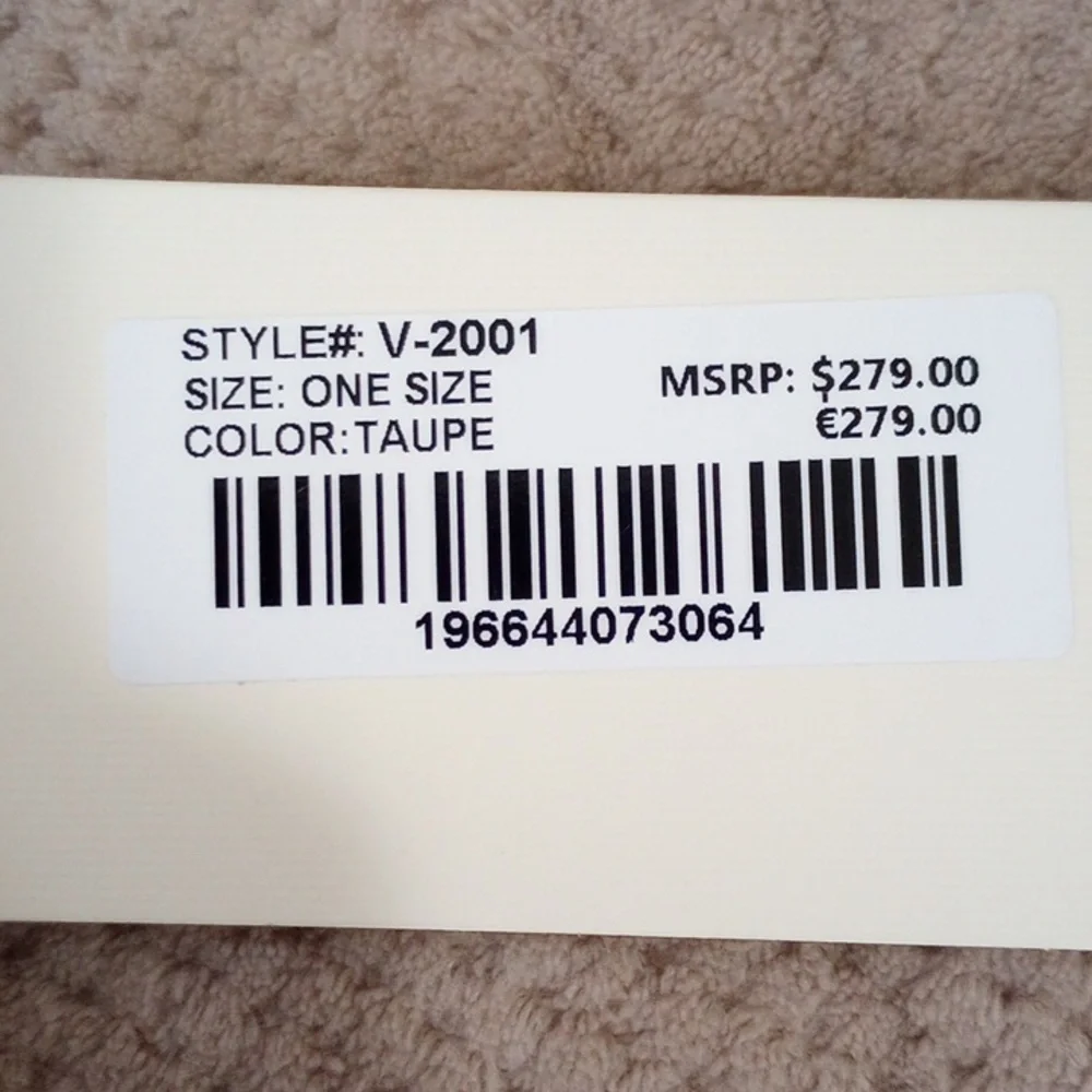 Valentino Orlandi Taupe Quilted Two Way Bag - Picture 9 of 12